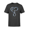Apparel S / Black Personalized Shirt - Infinity Love - Camouflage - Navy - DSAPP
