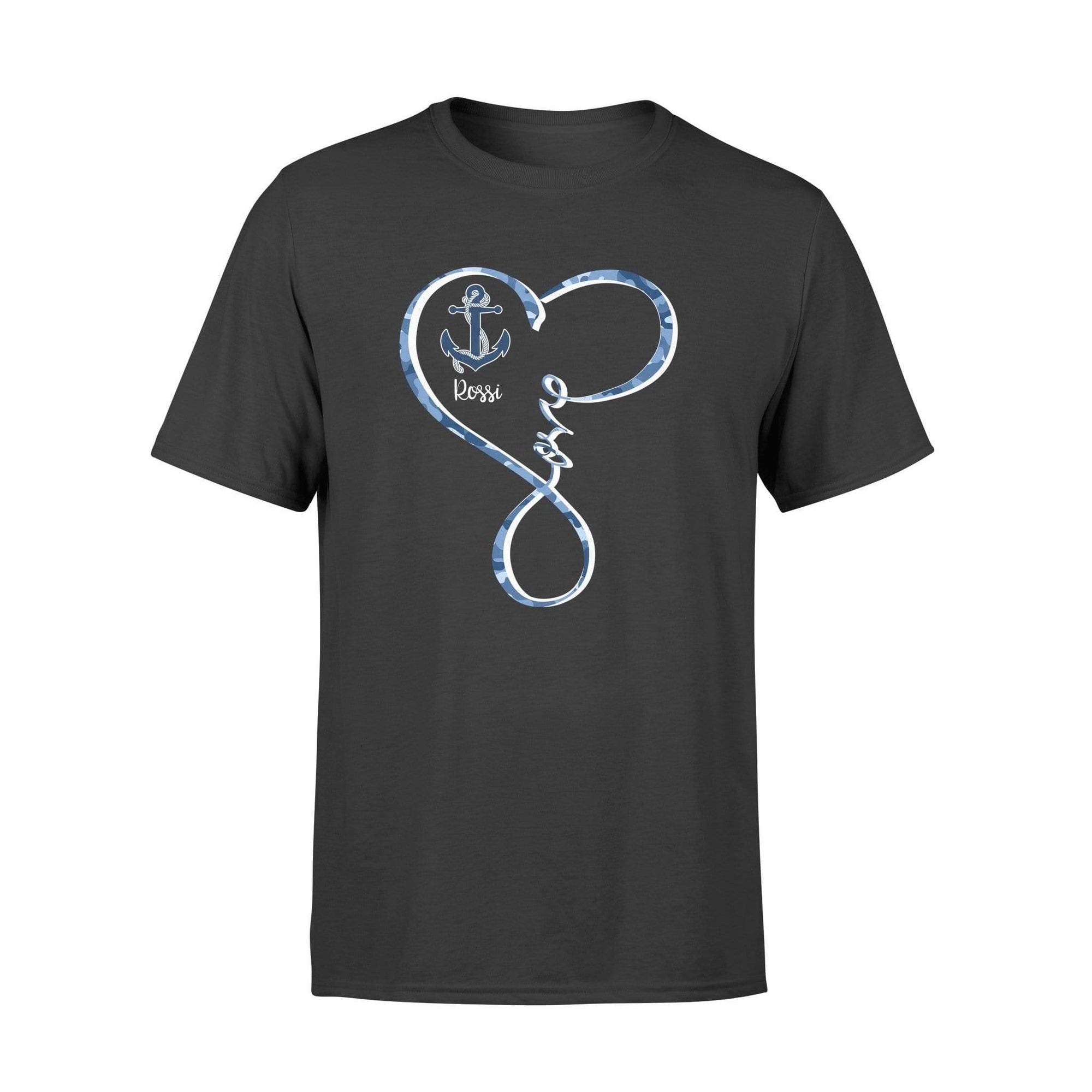Apparel S / Black Personalized Shirt - Infinity Love - Camouflage - Navy - DSAPP