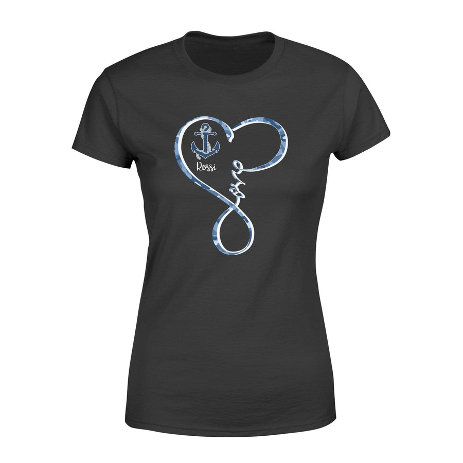 Apparel XS / Black Personalized Shirt - Infinity Love - Camouflage - Navy - DSAPP