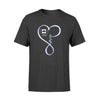 Apparel S / Black Personalized Shirt - Infinity Love - Canada Thin Blue Line Flag - DSAPP