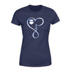Apparel XS / Navy Personalized Shirt - Infinity Love - Police Badge - Standard Women's T-shirt - DSAPP