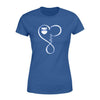 Apparel XS / Royal Personalized Shirt - Infinity Love - Police Badge - Standard Women's T-shirt - DSAPP