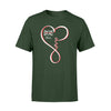 Apparel S / Forest Personalized Shirt - Infinity Love - UK Thin Red Line Flag - Standard T-shirt