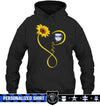 Apparel S / Black Personalized Shirt - Infinity Sunflower Love - DSAPP