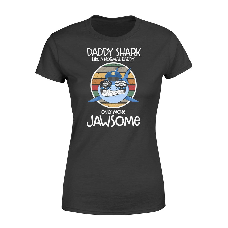 Apparel XS / Black Personalized Shirt - Jawsome Family Shark - DSAPP
