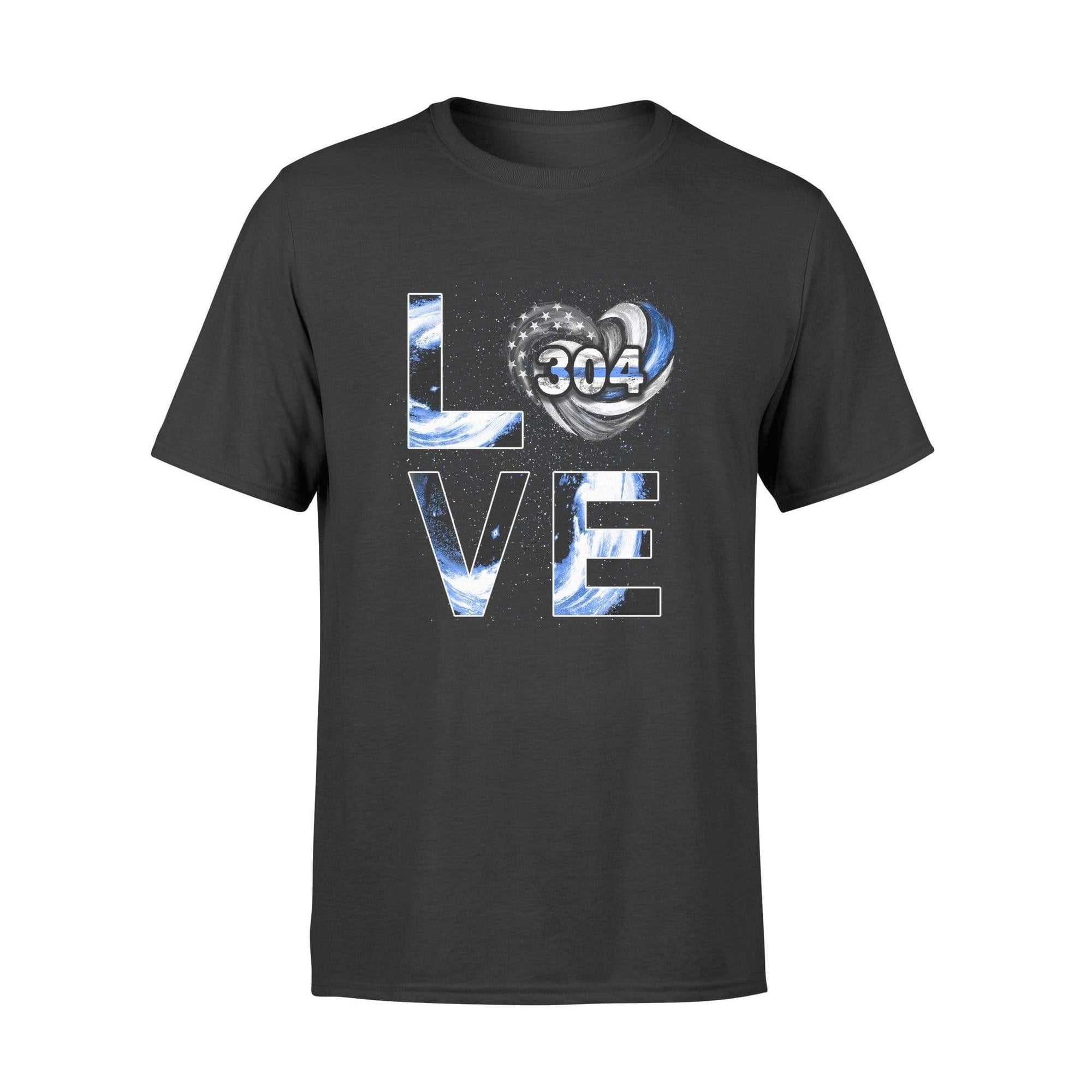 Apparel S / Black Personalized Shirt - Love Hurricane Heart - DSAPP