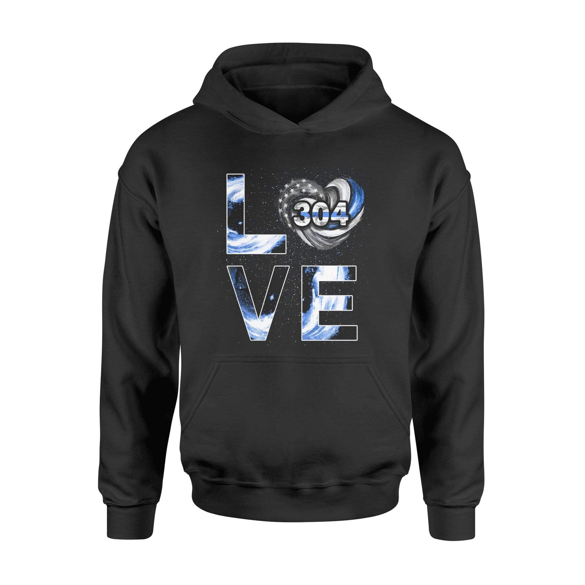 Apparel S / Black Personalized Shirt - Love Hurricane Heart - DSAPP