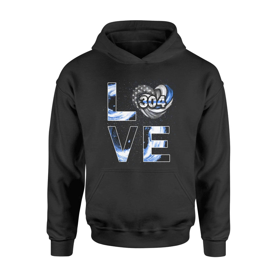 Apparel S / Black Personalized Shirt - Love Hurricane Heart - DSAPP
