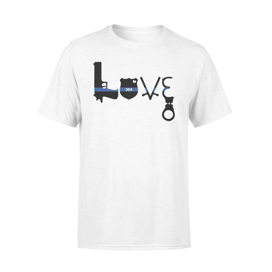 Apparel S / White Personalized Shirt - Love Police Things - DSAPP