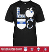 Apparel S / Black Personalized Shirt - Love St Patrick Pattern - Teacher x Police - DSAPP