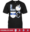 Apparel XS / Black Personalized Shirt - Love St Patrick Pattern - Teacher x Police - DSAPP