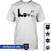 Apparel S / White Personalized Shirt - Love Things - Finger Print - Police - DSAPP
