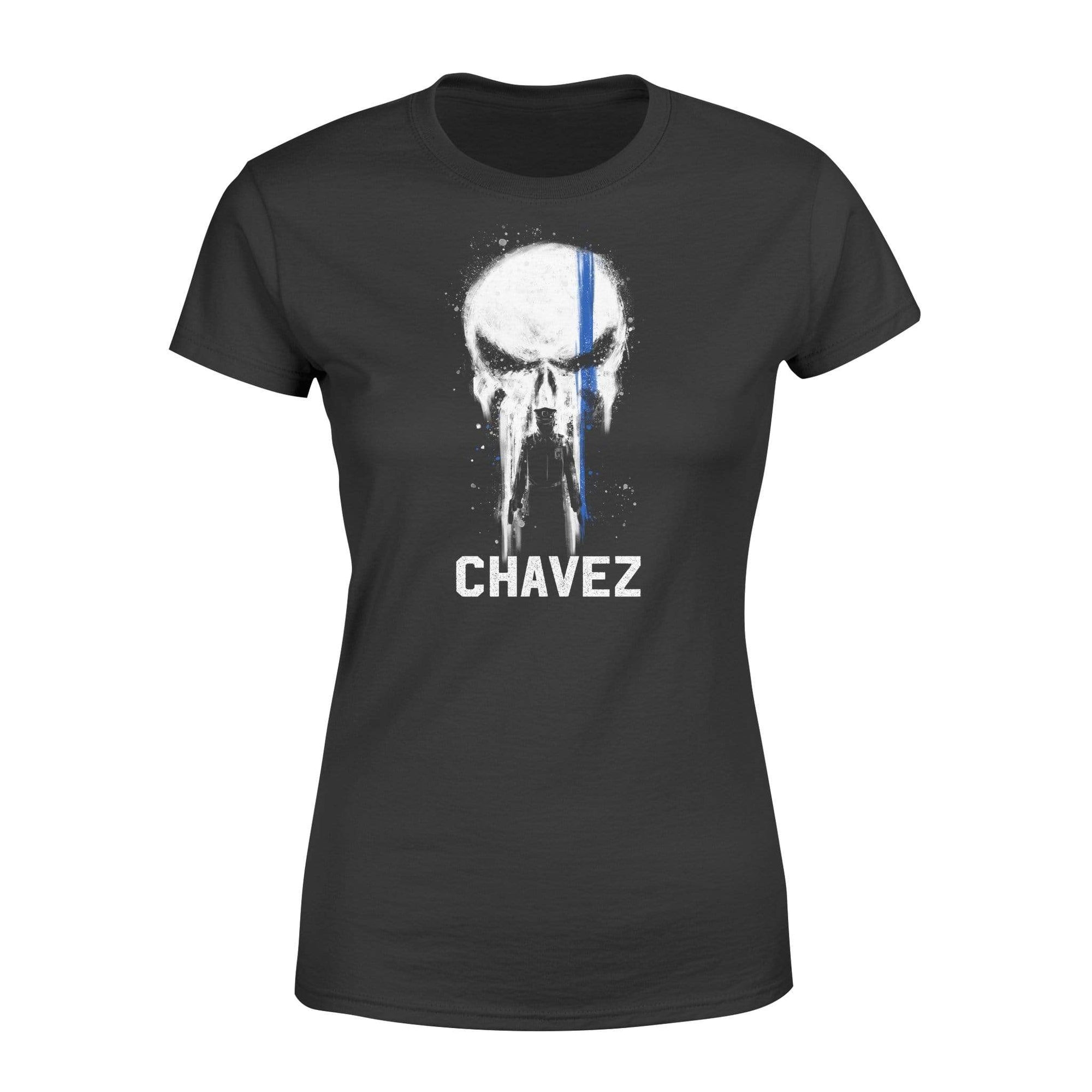 Apparel XS / Black Personalized Shirt - Man In Punisher - Police - DSAPP