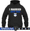 Apparel S / Black Personalized Shirt - Married Into This - Police - DSAPP