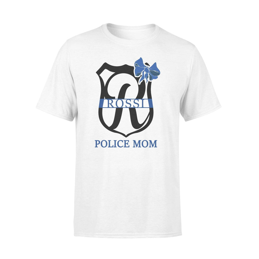 Apparel S / White Personalized Shirt - Monogram Police Badge - Police Mom - DSAPP