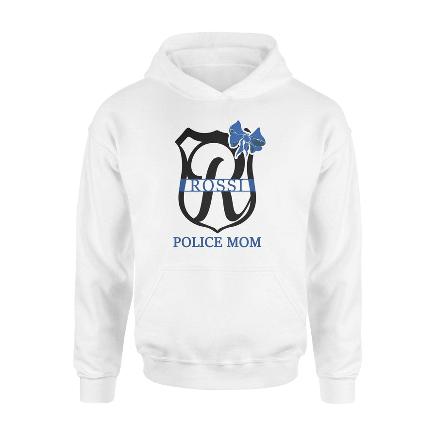 Apparel S / White Personalized Shirt - Monogram Police Badge - Police Mom - DSAPP