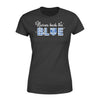 Apparel XS / Black Personalized Shirt - Mrs Thin Blue Line - Badge Number - Standard Women's T-shirt