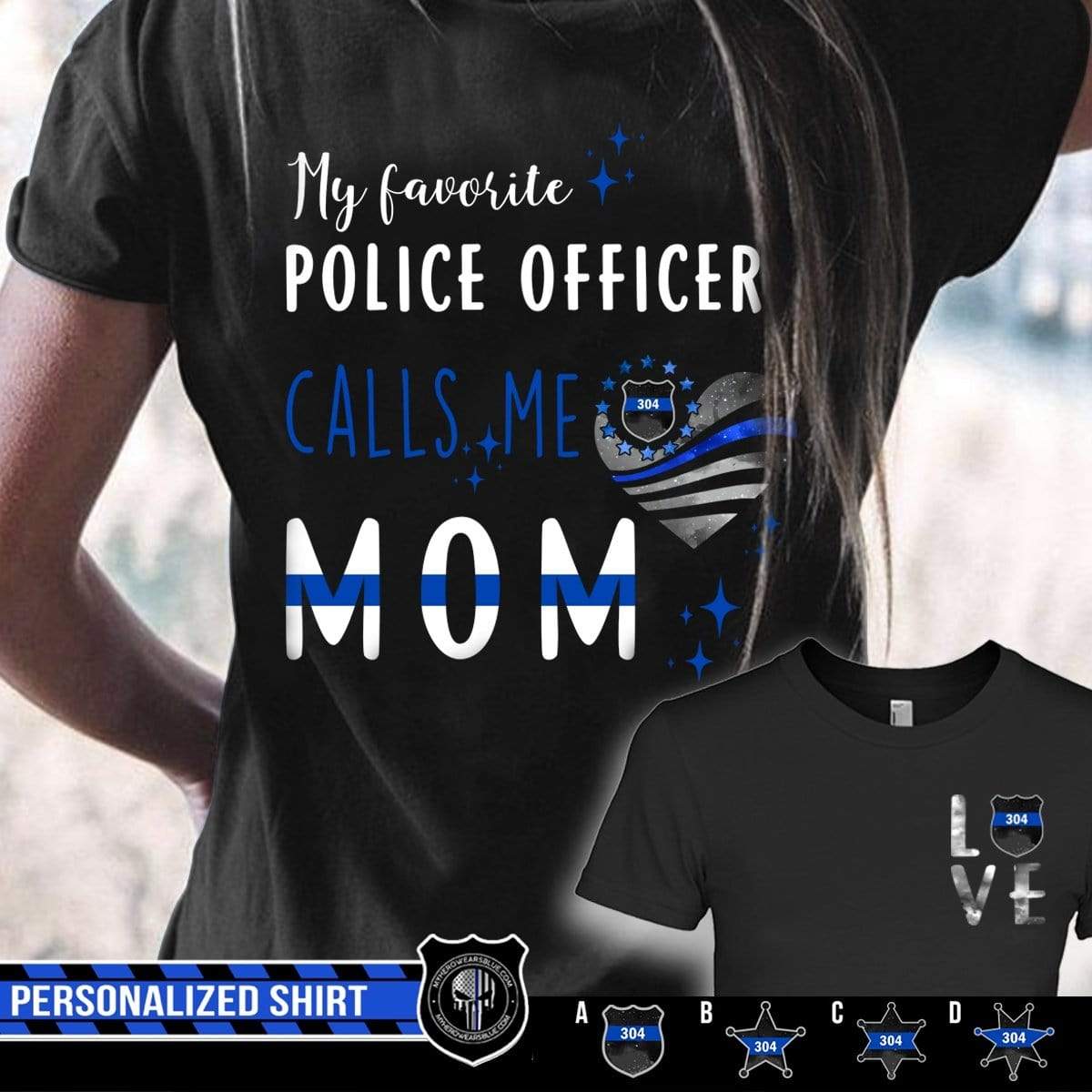 Apparel XS / Black Personalized Shirt - My Favorite Galaxy Flag Heart - Standard Women's T-shirt - DSAPP