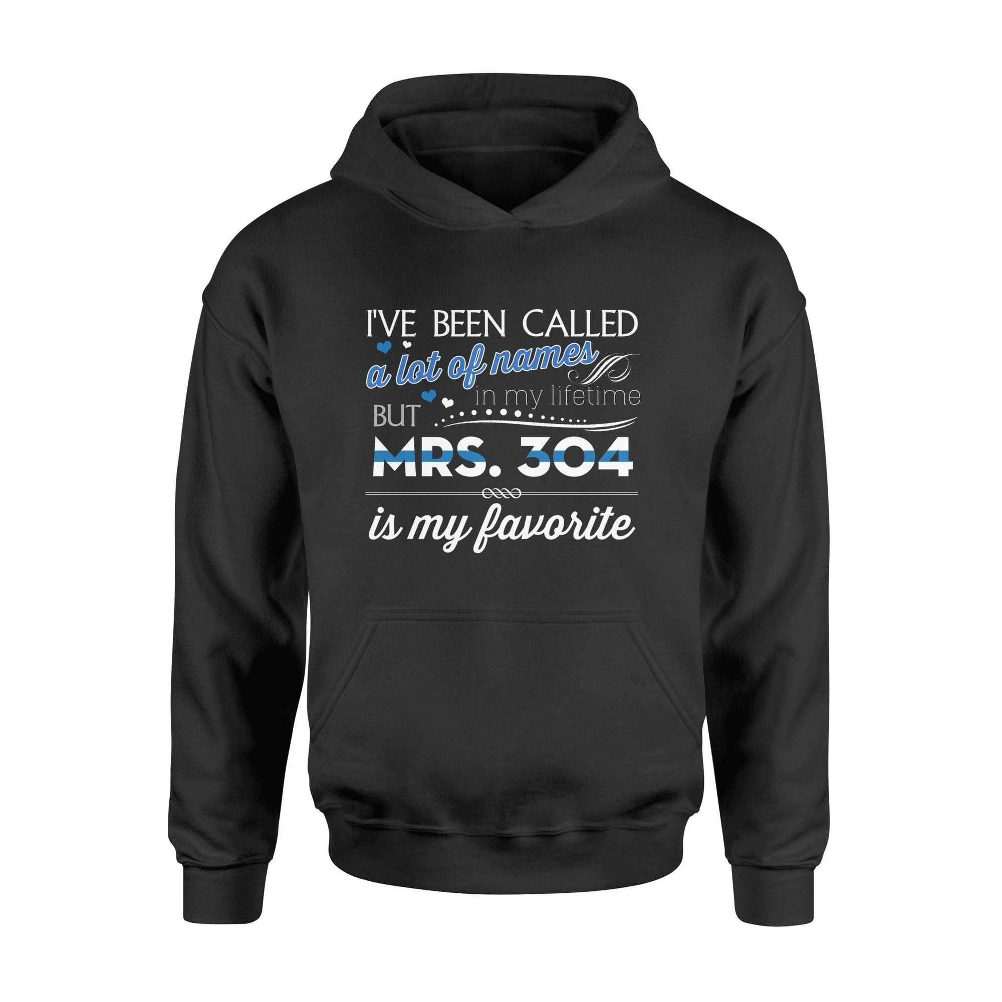 Apparel S / Black Personalized Shirt - My Favorite Name - Mrs Badge Number - DSAPP