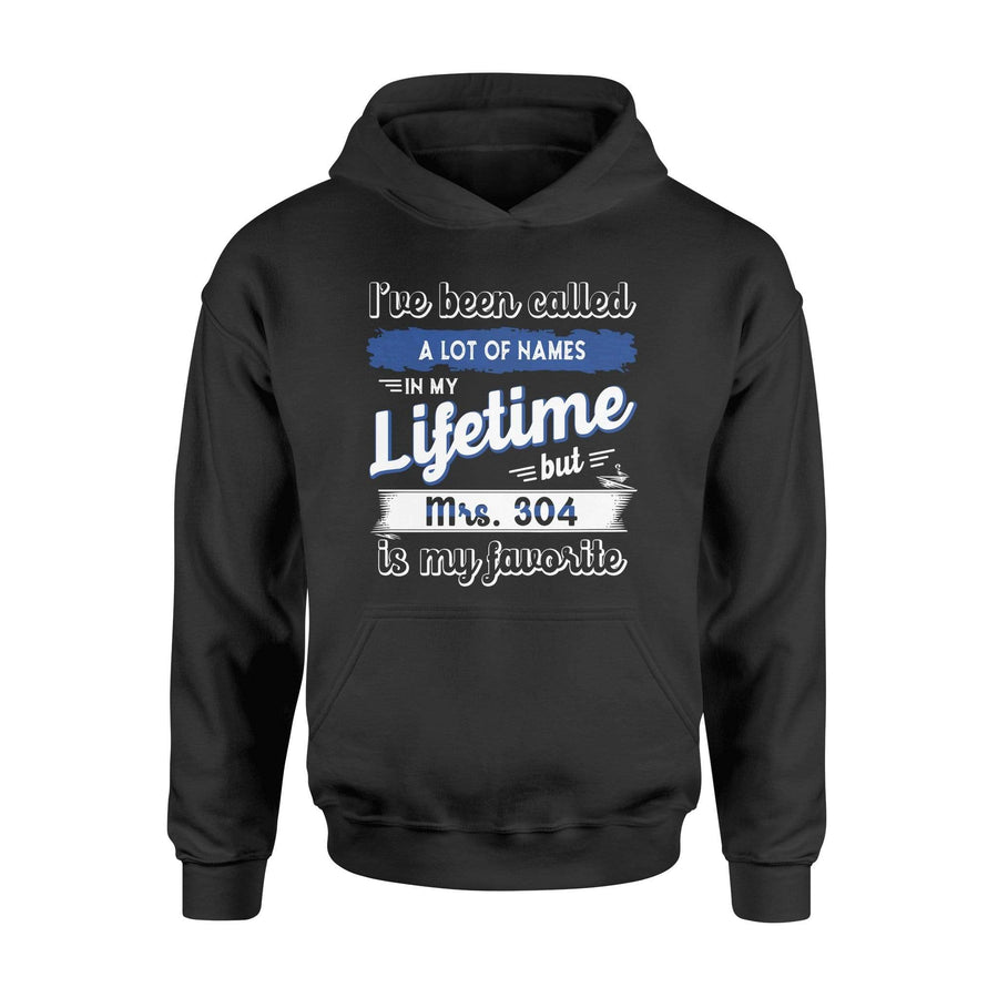 Apparel S / Black Personalized Shirt - My Favorite Name - Mrs Badge Number - Ver 2 - DSAPP