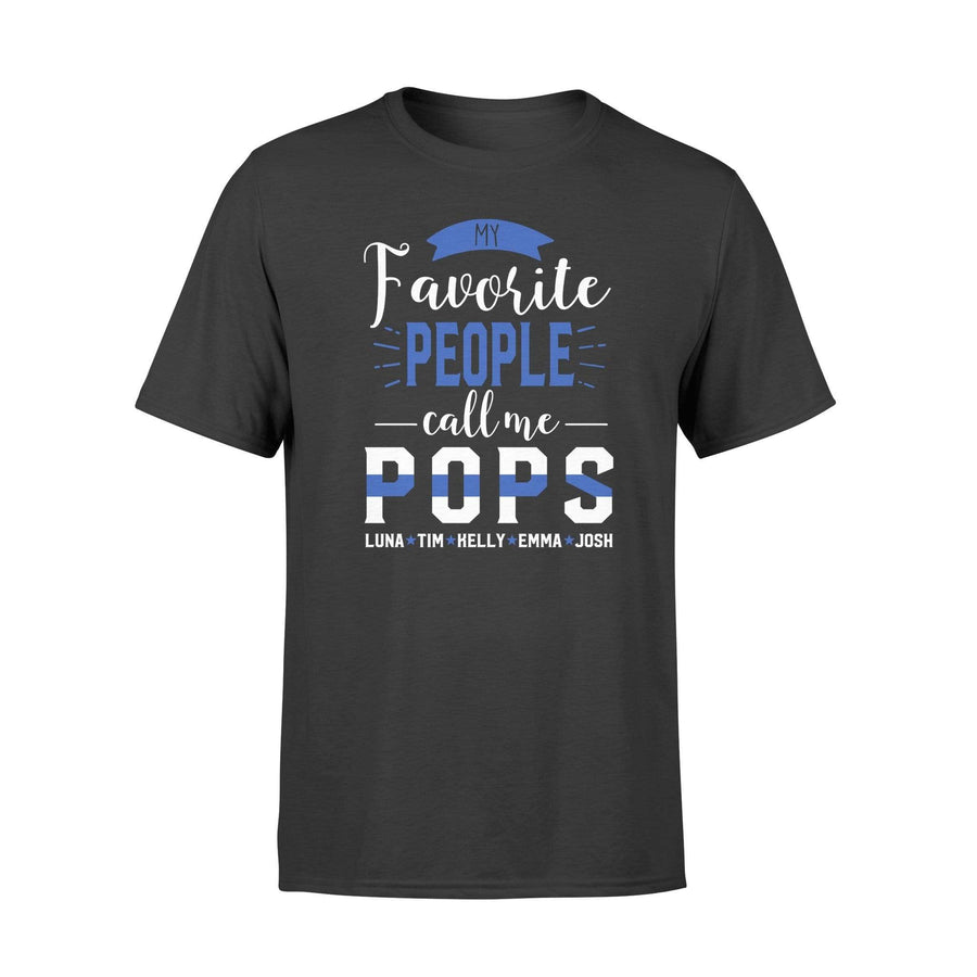Apparel S / Black Personalized Shirt - My Favorite People Call Me - Kids Names - DSAPP