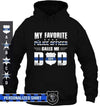 Apparel S / Black Personalized Shirt - My Favorite Police Calls Me Dad - DSAPP