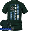 Apparel Personalized Shirt - Navy - Camouflage Flag - Standard T-shirt - DSAPP