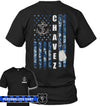 Apparel S / Black Personalized Shirt - Navy - Camouflage Flag - Standard T-shirt - DSAPP
