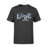 Apparel S / Black Personalized Shirt - Navy - Love - Heart Anchor - Camouflage Pattern - DSAPP