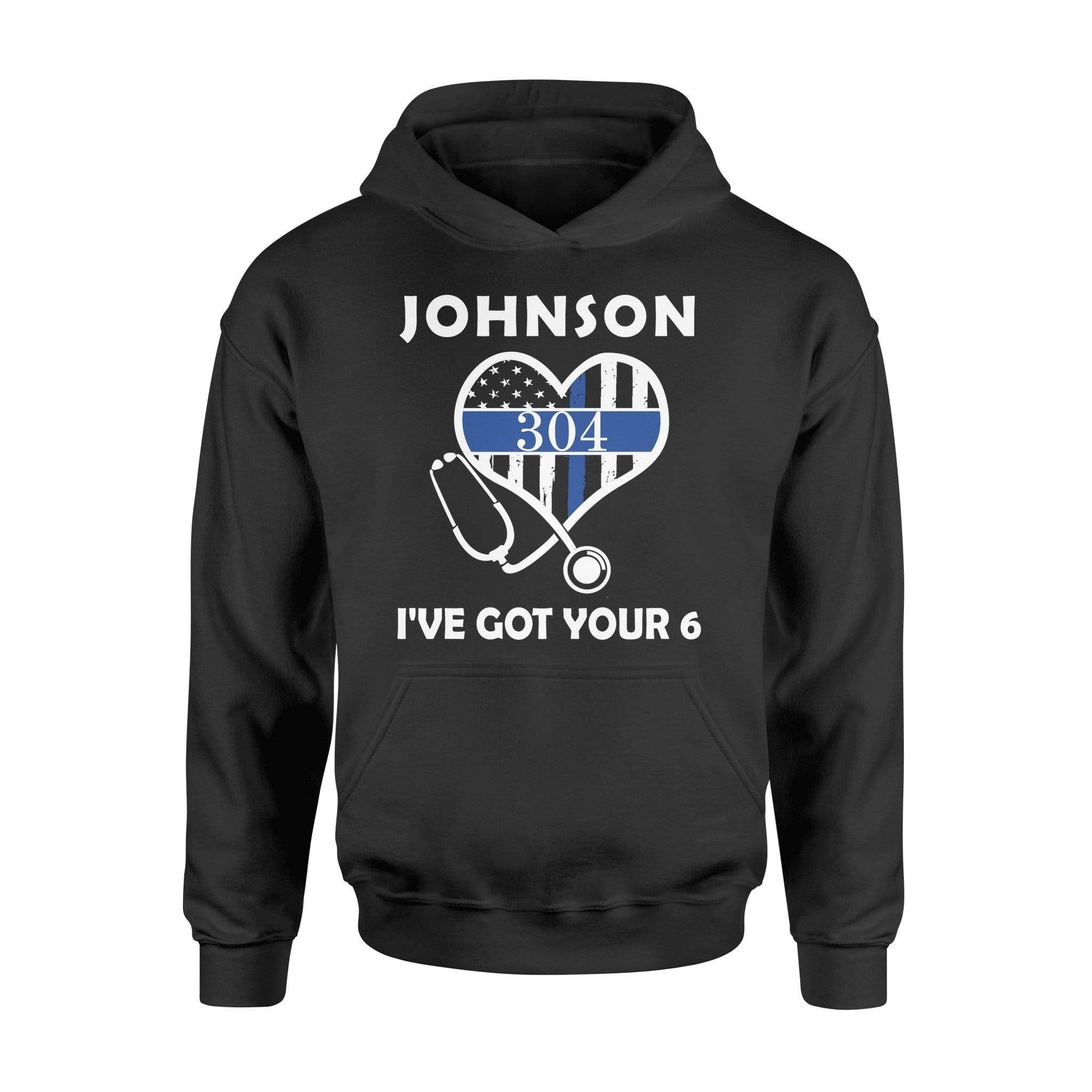 Apparel S / Black Personalized Shirt - Nurse x Police - Got Your Six - DSAPP