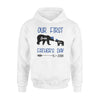 Apparel S / White Personalized Shirt - Our First Father's Day - Police - DSAPP