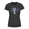 Apparel XS / Black Personalized Shirt - Patterned Badge Number And Name - Standard Women's T-shirt