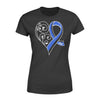 Apparel XS / Black Personalized Shirt - Patterned Heart Support Ribbon - DSAPP