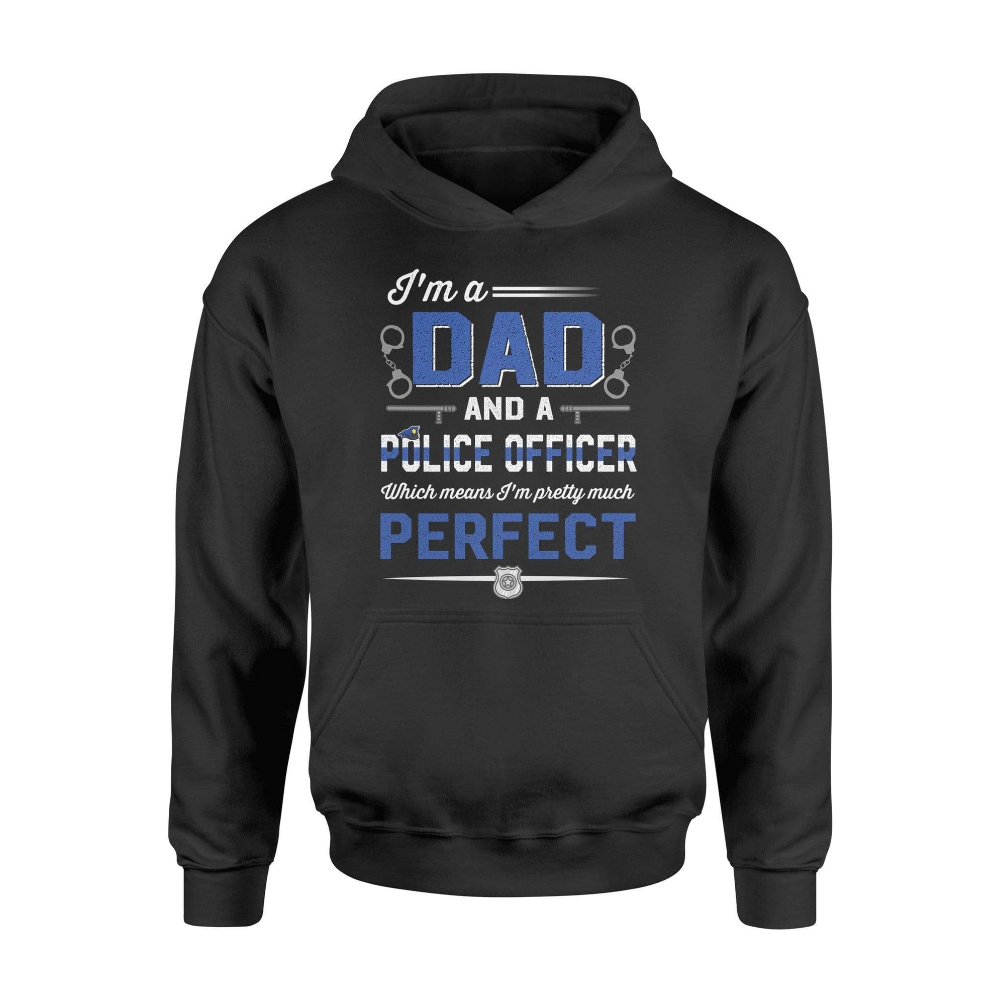Apparel S / Black Personalized Shirt - Perfect Police Officer - DSAPP