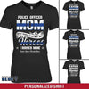 Apparel XS / Black Personalized Shirt - Police Mom - Raise My Hero - DSAPP