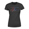 Apparel XS / Black Personalized Shirt - Police x Nurse - She Saves Lives He Protects Them - Stethscope Heartbeat - Standard Women's T-shirt - DSAPP