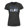 Apparel XS / Black Personalized Shirt - Police x Nurse - Stethoscope Heart Beat Patterned - Standard Women's T-shirt - DSAPP