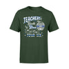 Apparel S / Forest Personalized Shirt - Police x Teacher - Back The Blue Pattern Heart - Standard T-shirt - DSAPP