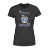 Apparel XS / Black Personalized Shirt - Police x Teacher - Police Wife - Nothing Scares Me - Standard Women's T-shirt