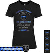 Apparel XS / Black Personalized Shirt - Proud To Call Him Mine - Police - DSAPP