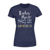 Apparel XS / Navy Personalized Shirt - Rockin The Dispatcher And Police Wife Life - Standard Women's T-shirt - DSAPP