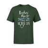 Apparel S / Forest Personalized Shirt -  Rockin The Nurse And Police Wife Life - Standard T-shirt- DSAPP