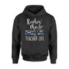 Apparel S / Black Personalized Shirt - Rockin The Teacher And Police Wife Life - DSAPP