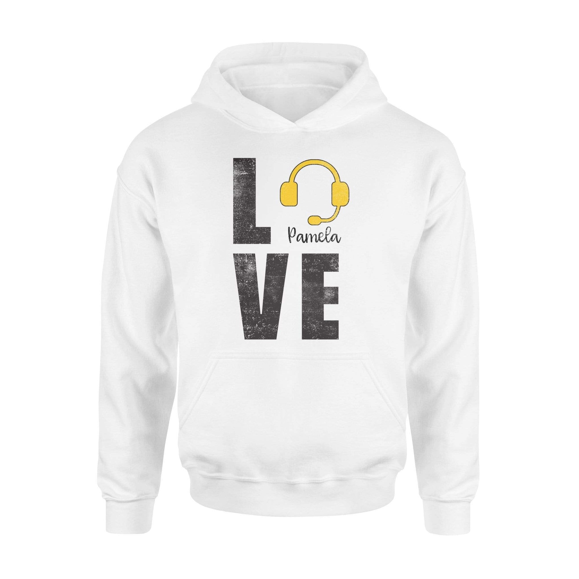 Apparel S / White Personalized Shirt - Scratched Love Dispatcher - DSAPP