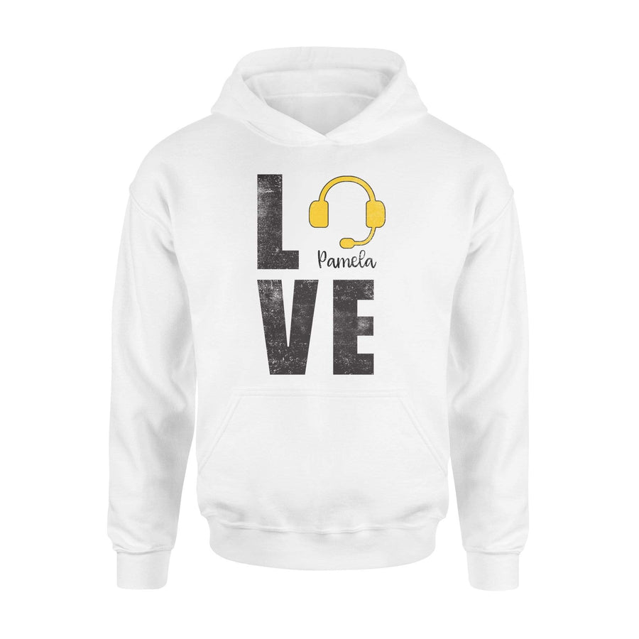 Apparel S / White Personalized Shirt - Scratched Love Dispatcher - DSAPP