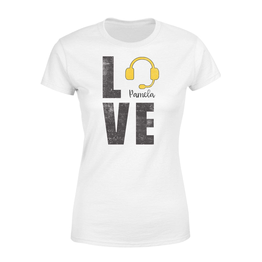 Apparel XS / White Personalized Shirt - Scratched Love Dispatcher - DSAPP