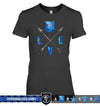 Apparel XS / Black Personalized Shirt - Stacked Love Arrow - Police - DSAPP