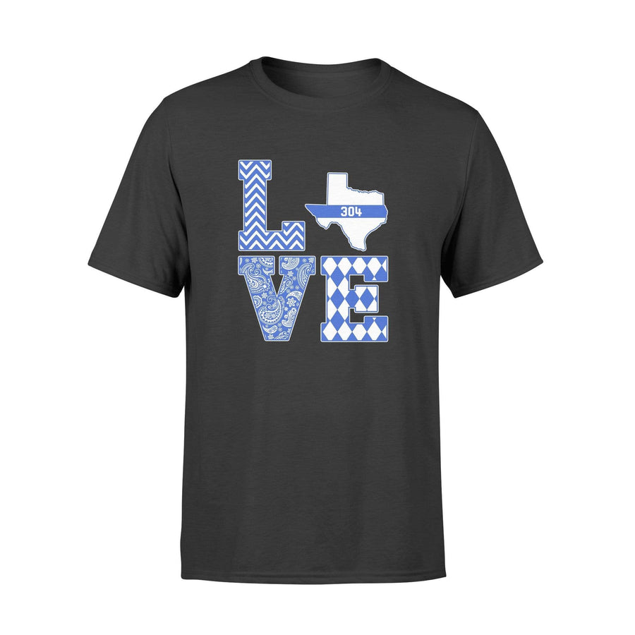 Apparel S / Black Personalized Shirt - Stacked Love - Thin Blue Line State - DSAPP