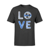 Apparel S / Black Personalized Shirt - Stacked Love - Tristar - Thin Blue Line - DSAPP