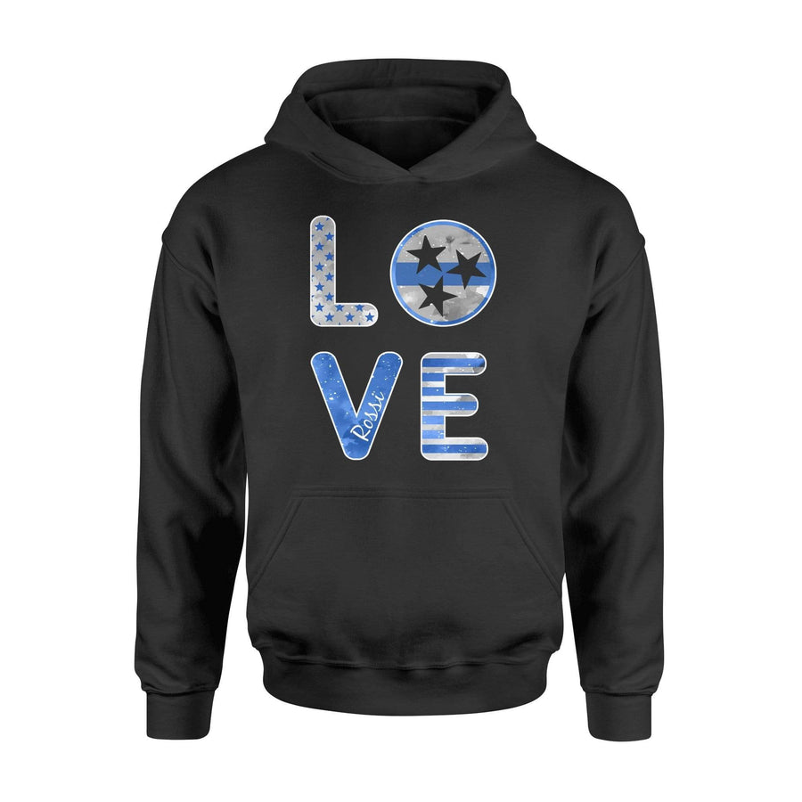 Apparel S / Black Personalized Shirt - Stacked Love - Tristar - Thin Blue Line - DSAPP
